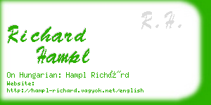 richard hampl business card